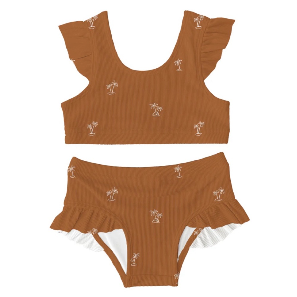 Island Vibes Ribbed Bikini | By Sweet P Baby Co. NWOT